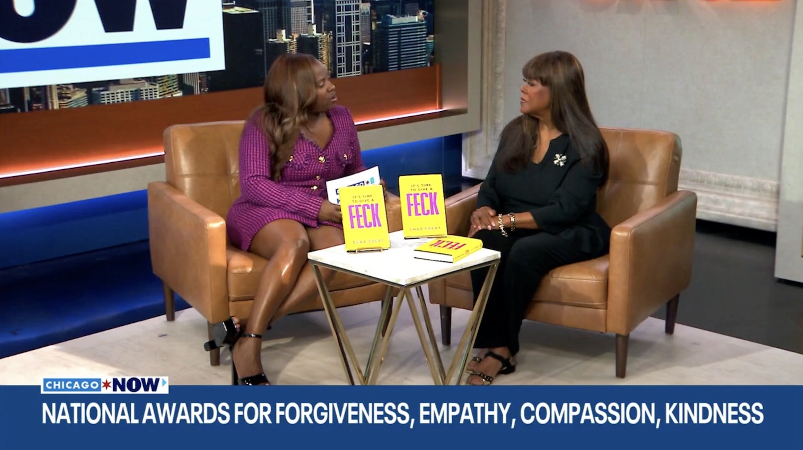 CHICAGO NOW. NATIONAL AWARDS FOR FORGIVENESS, EMPATHY, COMPASSION, KINDNESS.