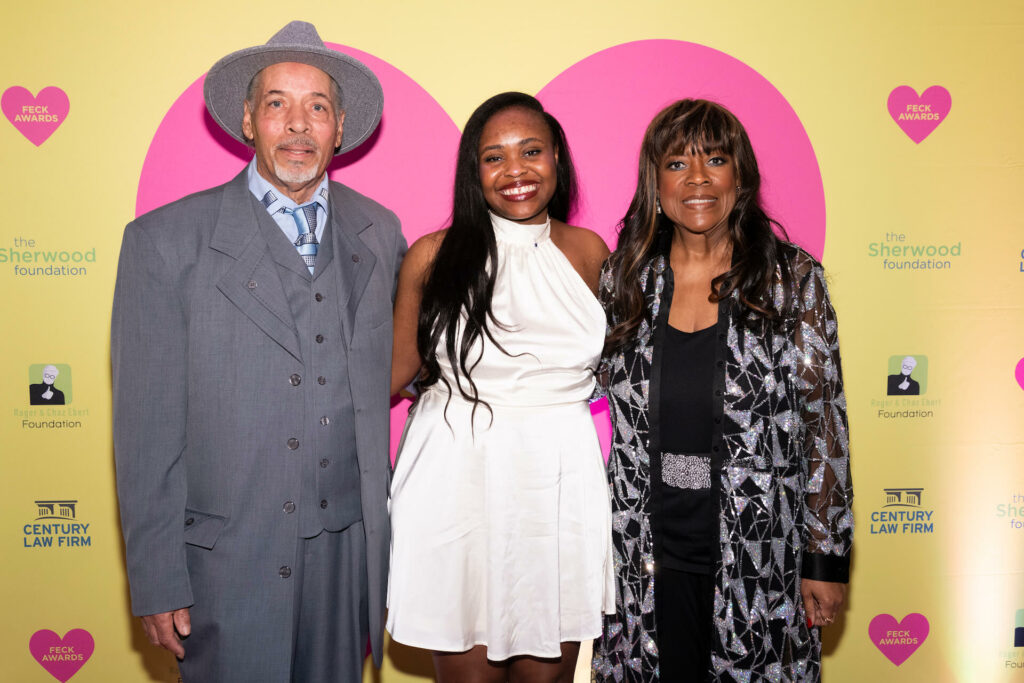 Jayera Griffin with Chaz Ebert